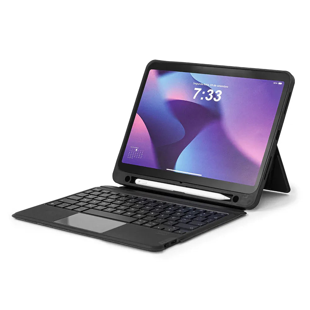 Capa para iPad com Teclado e Trackpad - Flex Keyboard - iWill