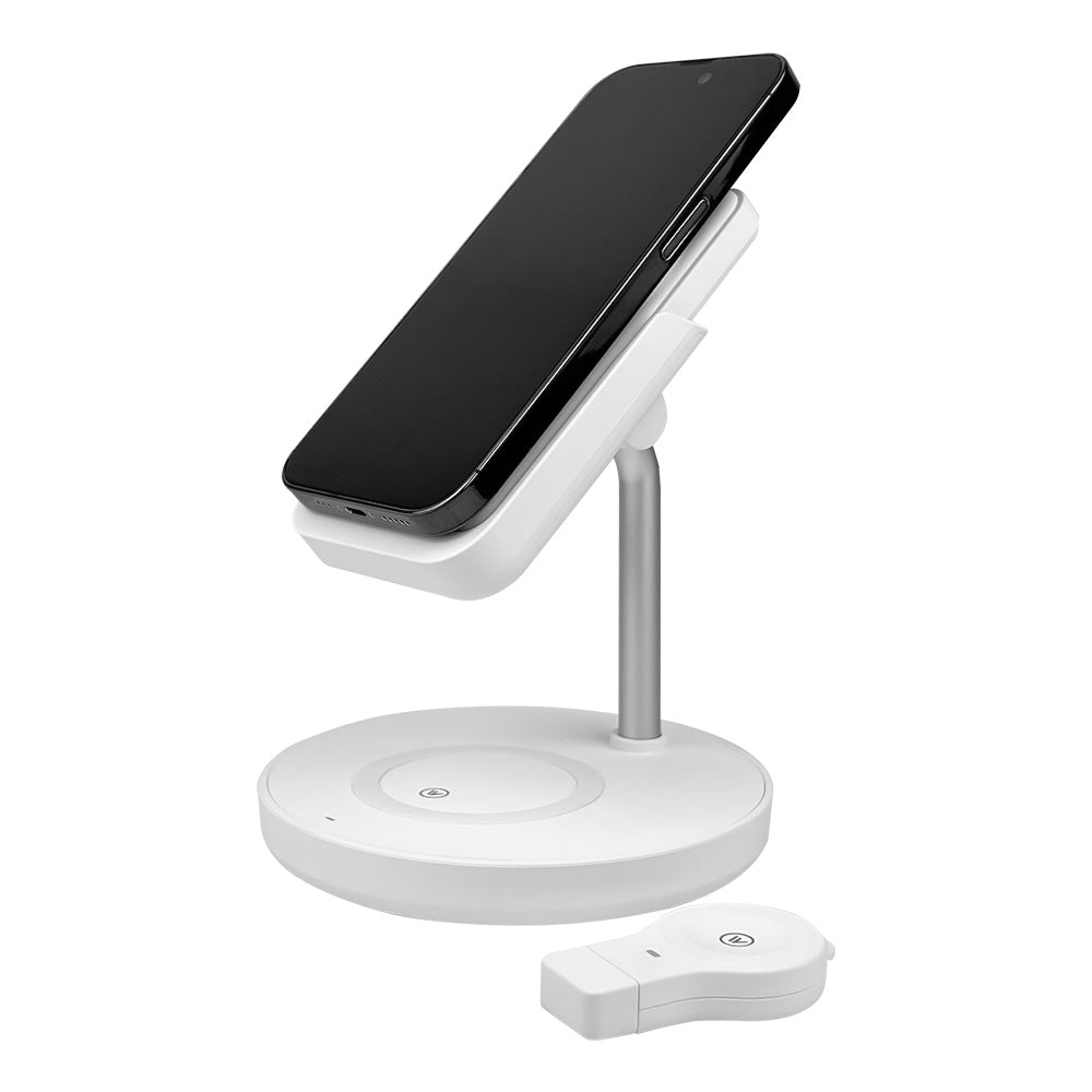 Estação de Carregamento 4 em 1 com Power Bank Magnético Portátil