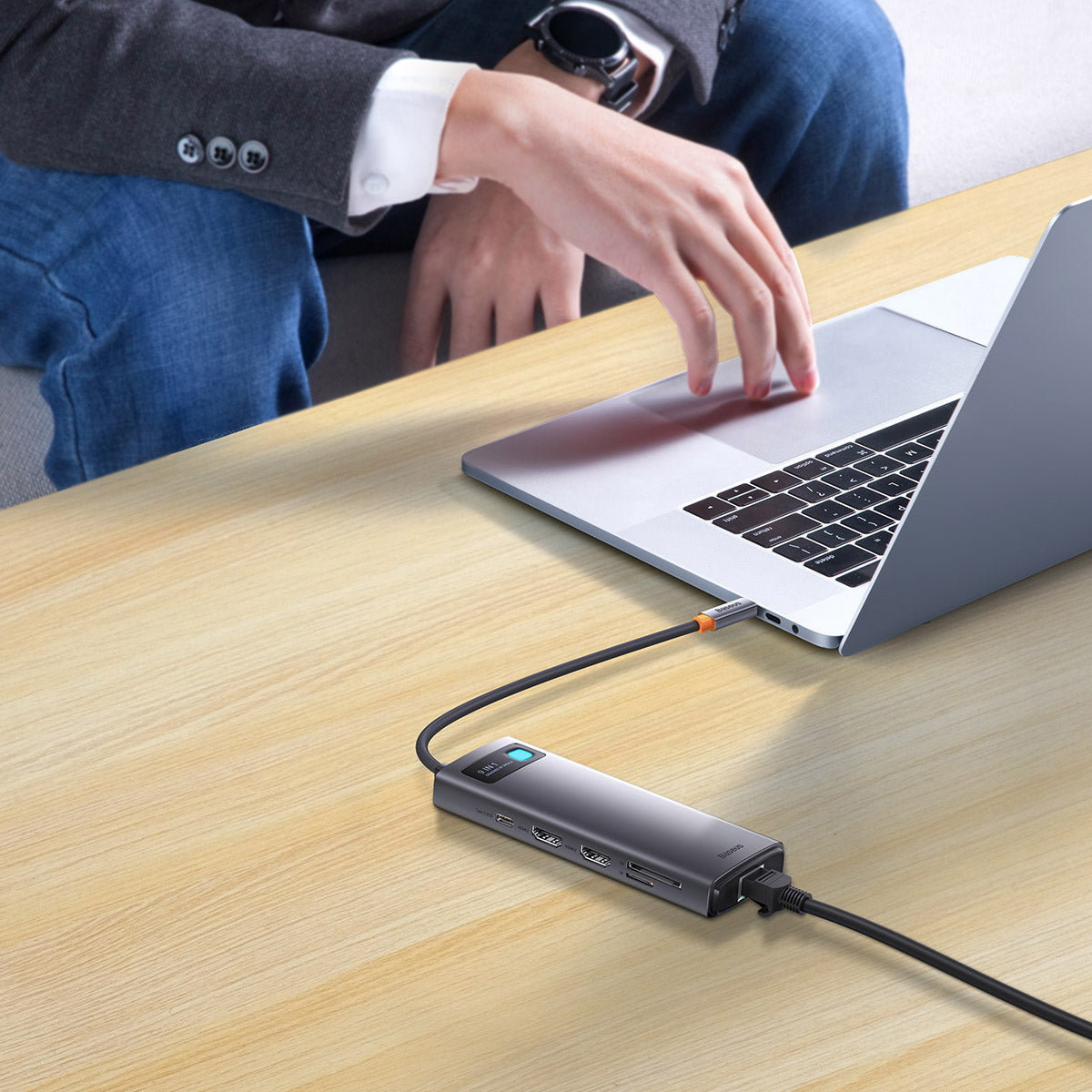 Baseus Joystar Hub 9 em 1 USB-C - Expansão Multifuncional
