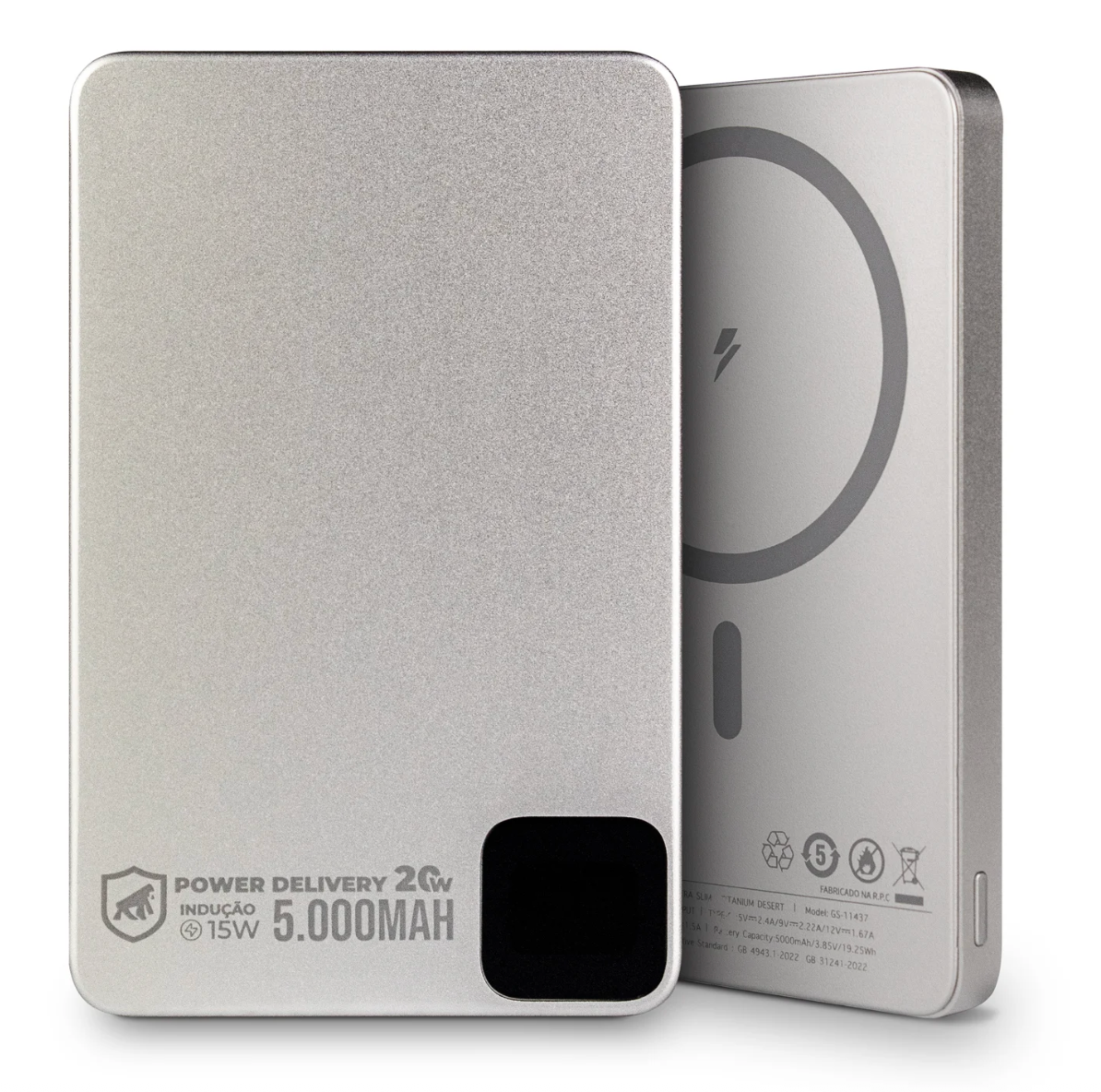 PowerBank MagSafe - Titanium l GShield