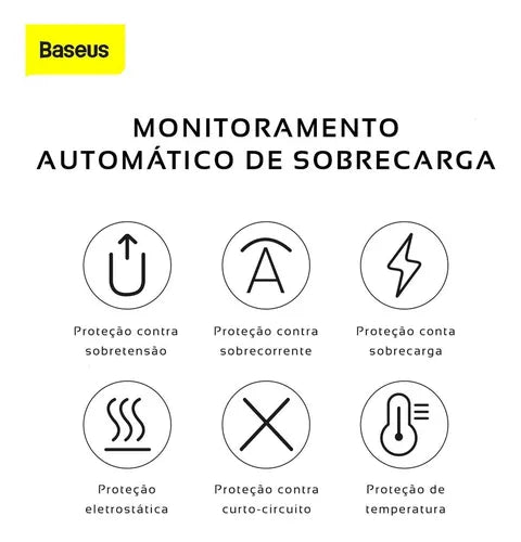 Baseus 20W Turbo Carregador de Parede, Cabo para iPhone