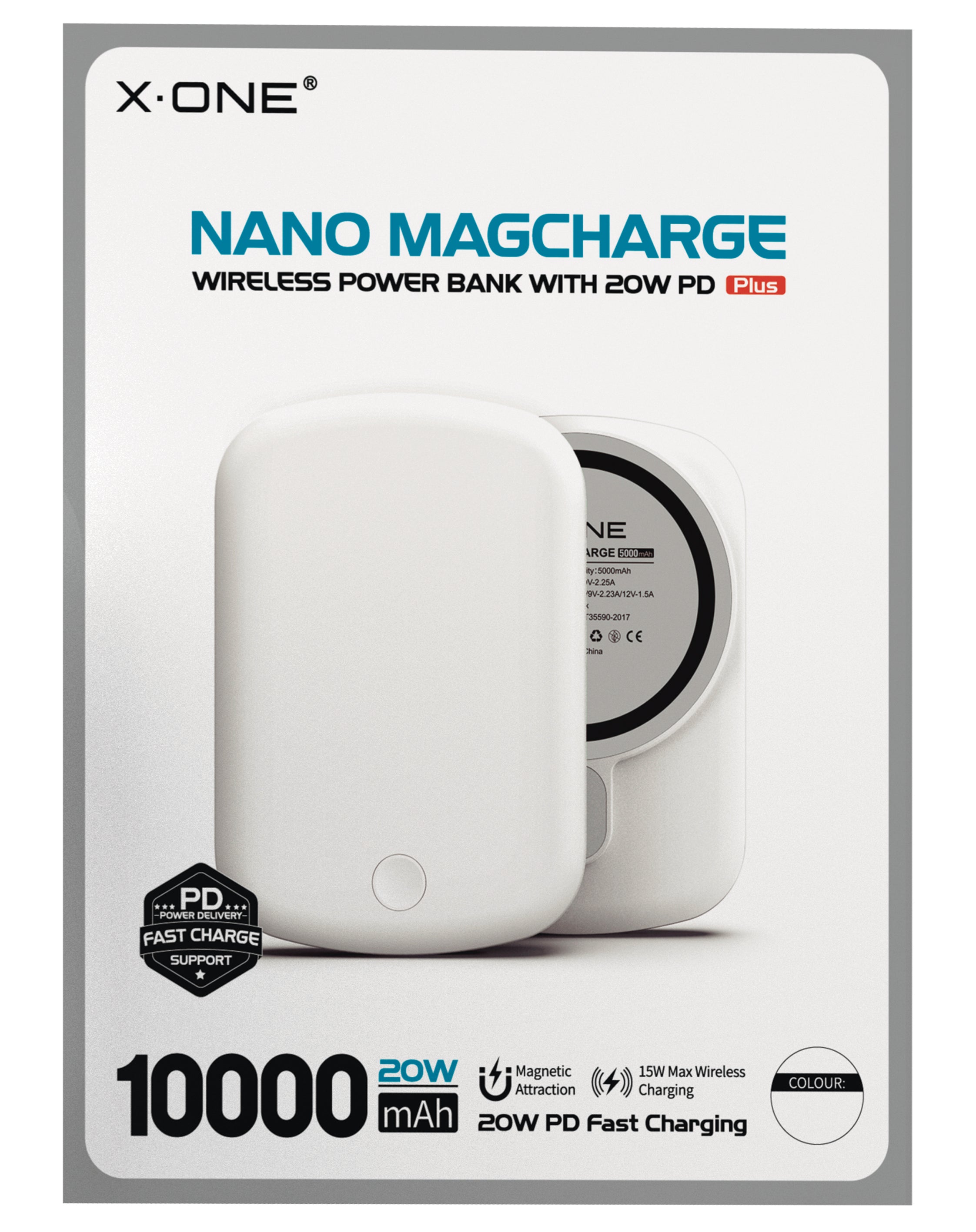 PowerBank Nano Magcharge 20W 10.000MAH l X - One