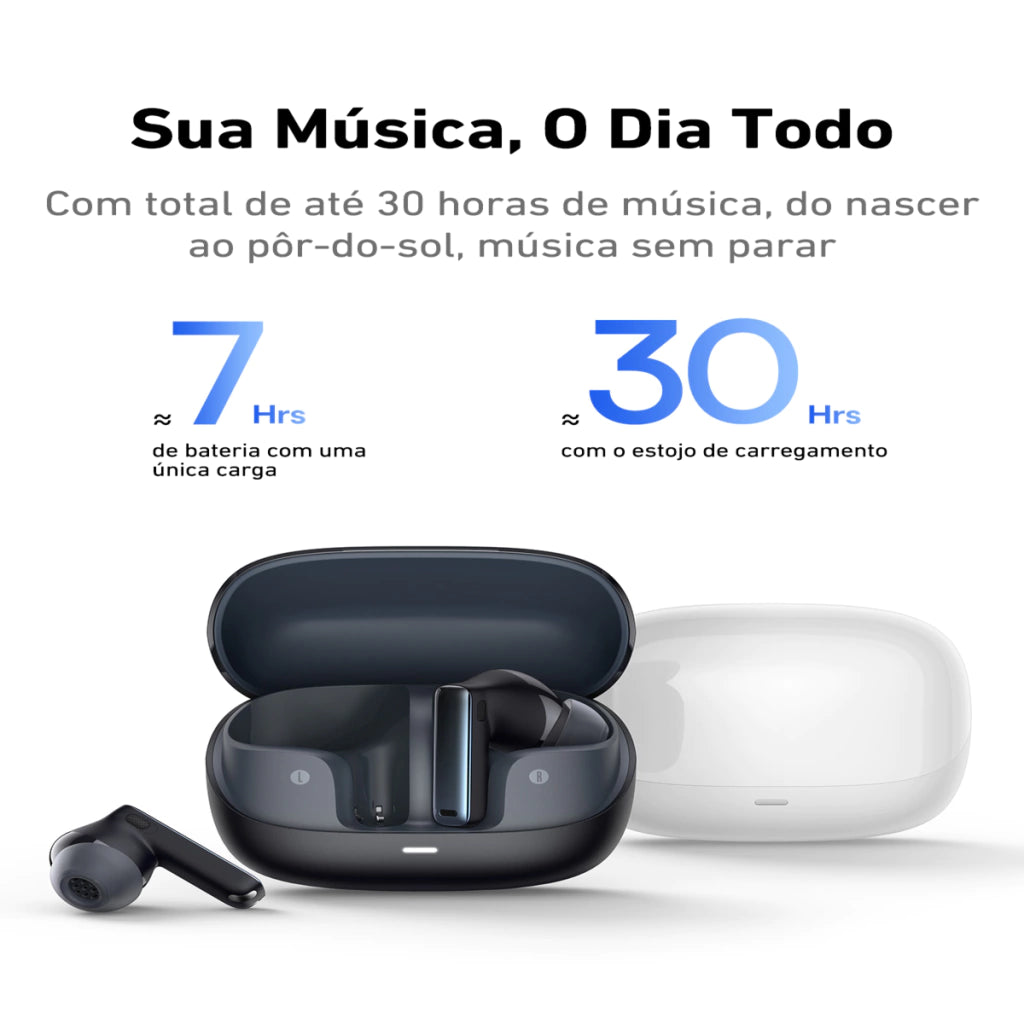 Fone Sem Fio Bowie M2s com Cancelamento de Ruído ANC - Baseus