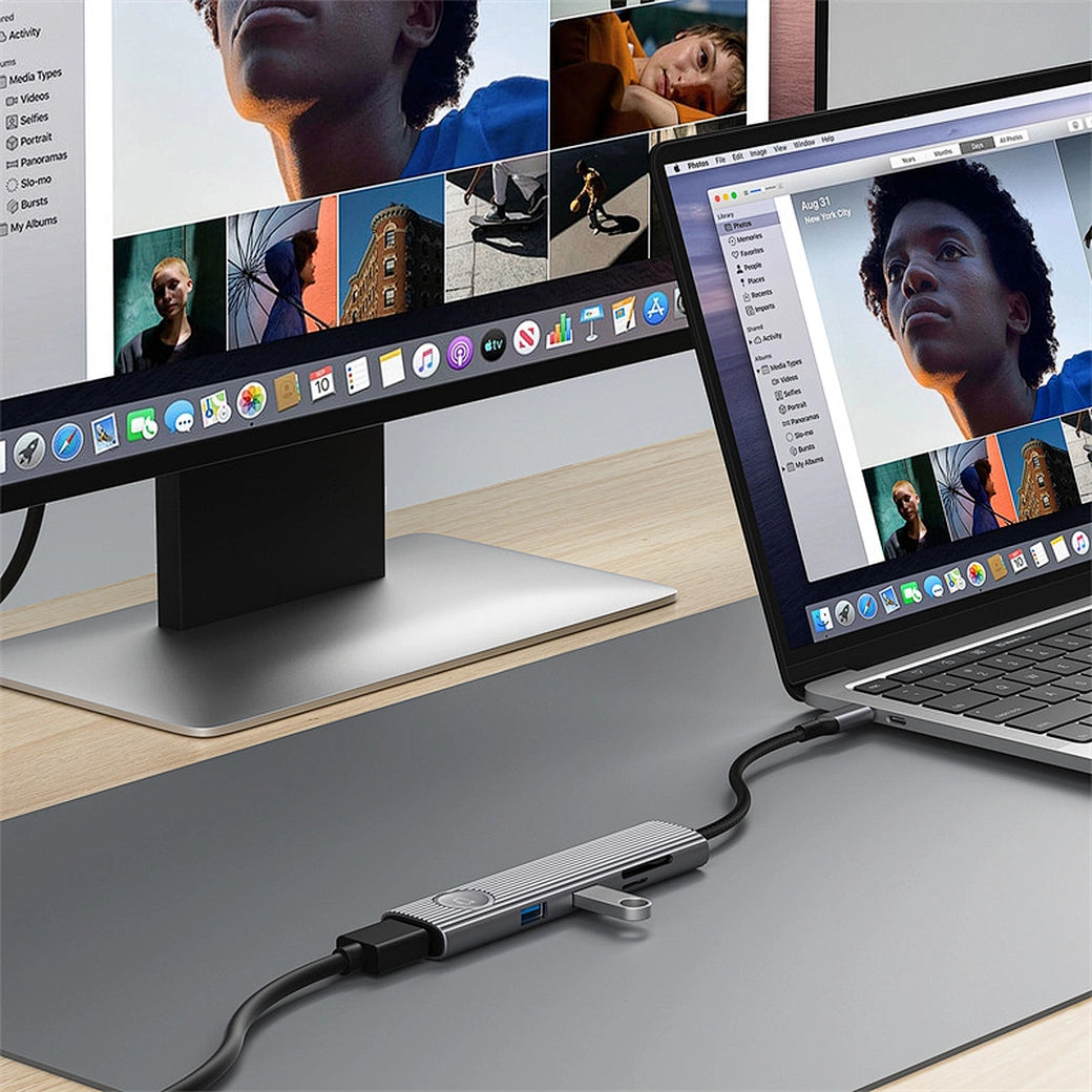 Hub 8 em 1 Doking Station PD 100W TRAVEL l WiWu