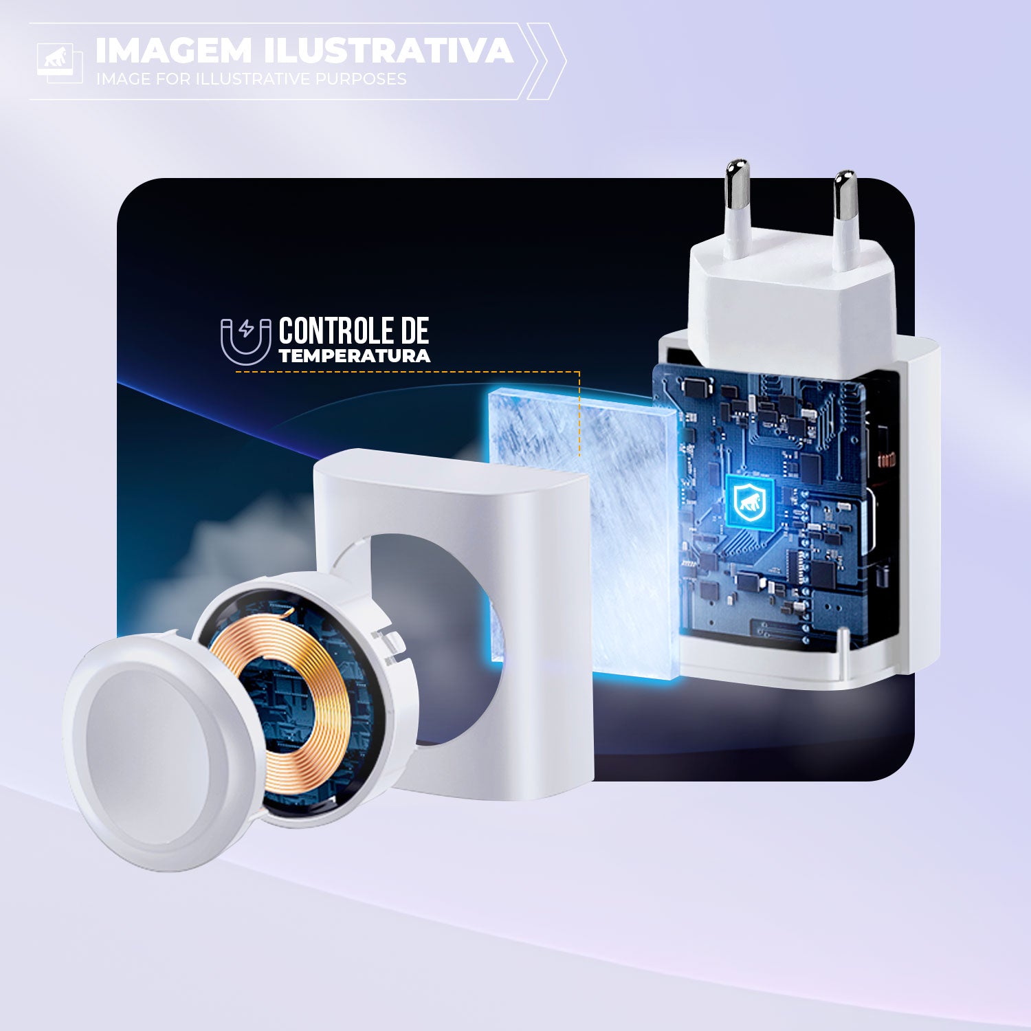 Carregador Turbo 2 em 1 Survivor Wireless para Apple Watch