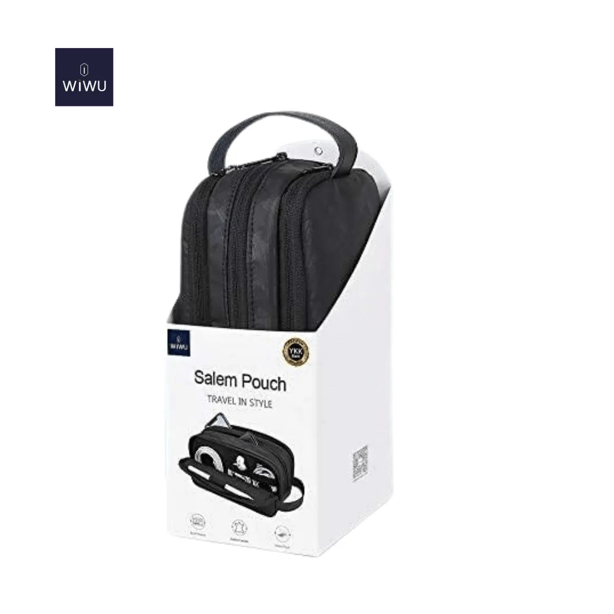 Necessaire Tech Salem Preta Resistente Original l WiWu