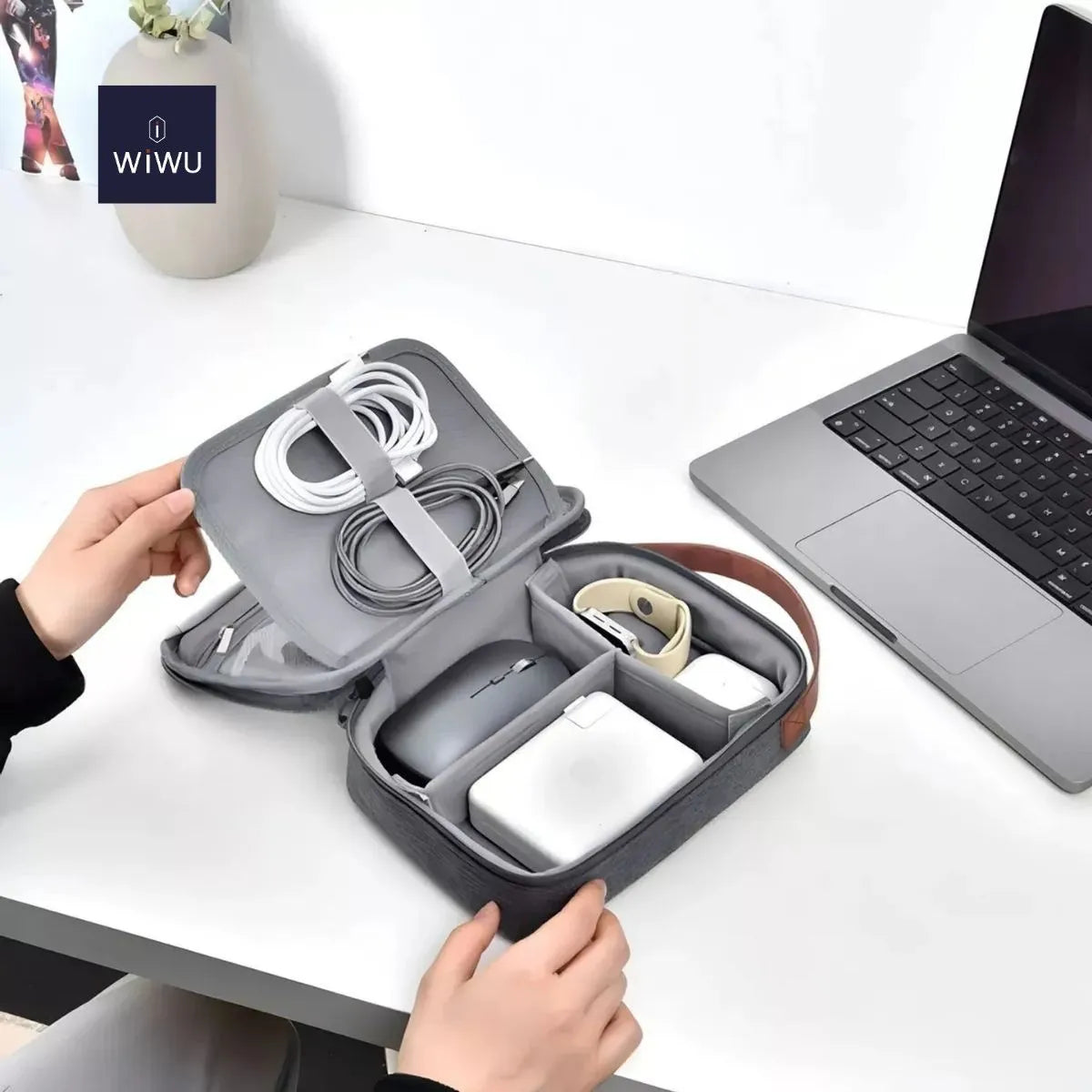 Bolsa Organizadora de Viagem Preta - Minimalist l WiWU