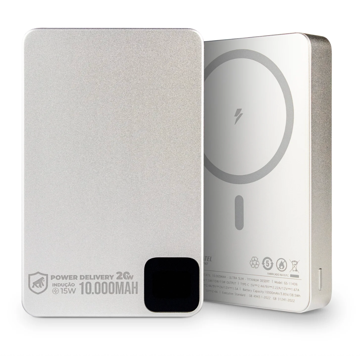 PowerBank MagSafe - Titanium l GShield
