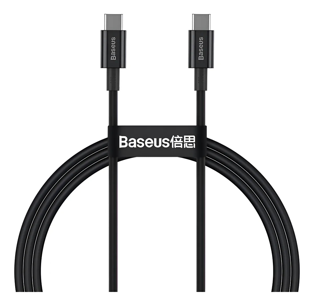 Cabo Turbo Usb-c P/ Usb-c Superior Series 100w 1m Cor Preto l Baseus