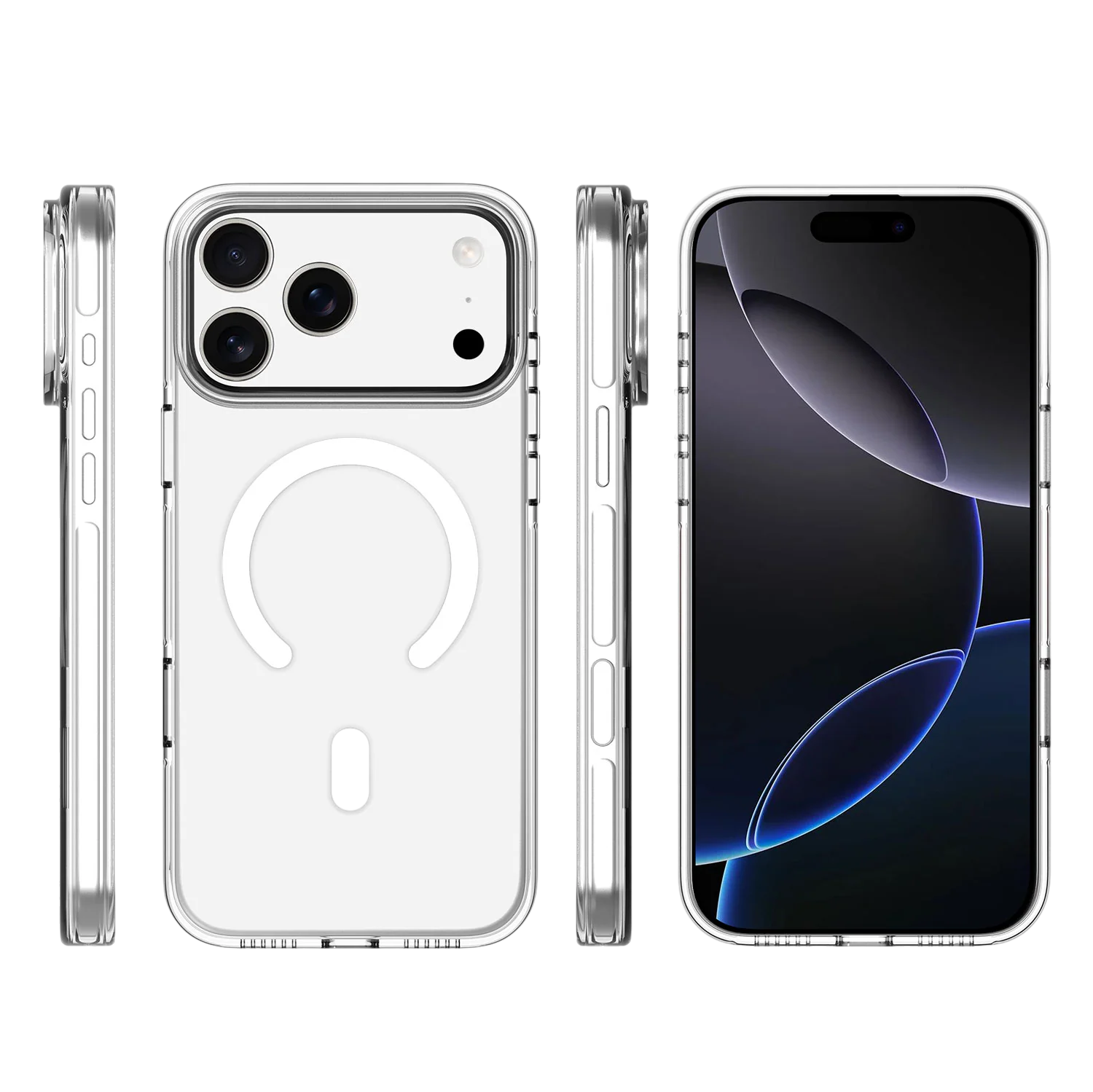 Capa New Krystal  MagSafe l Linha 17 l 1Kase