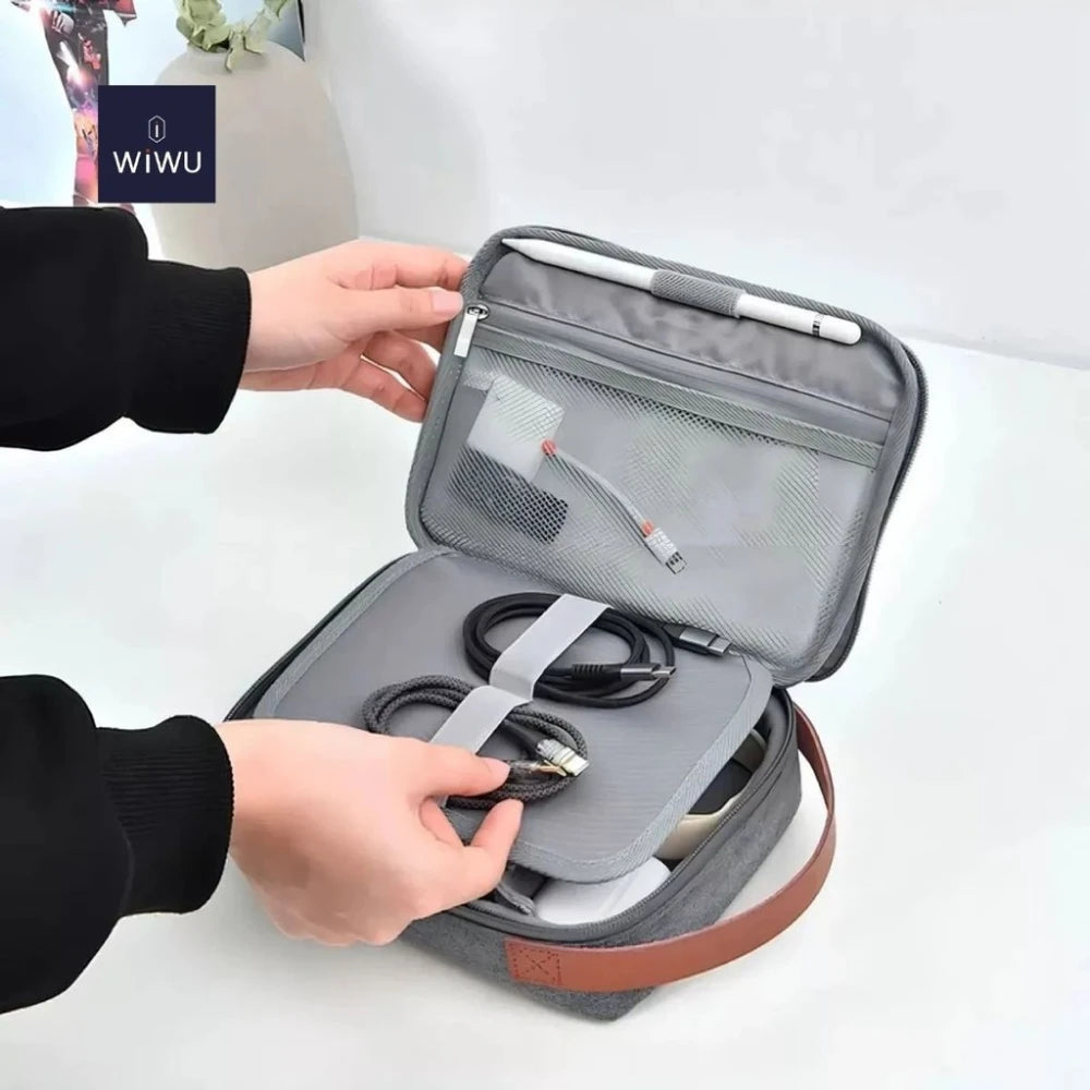 Bolsa Organizadora de Viagem Preta - Minimalist l WiWU