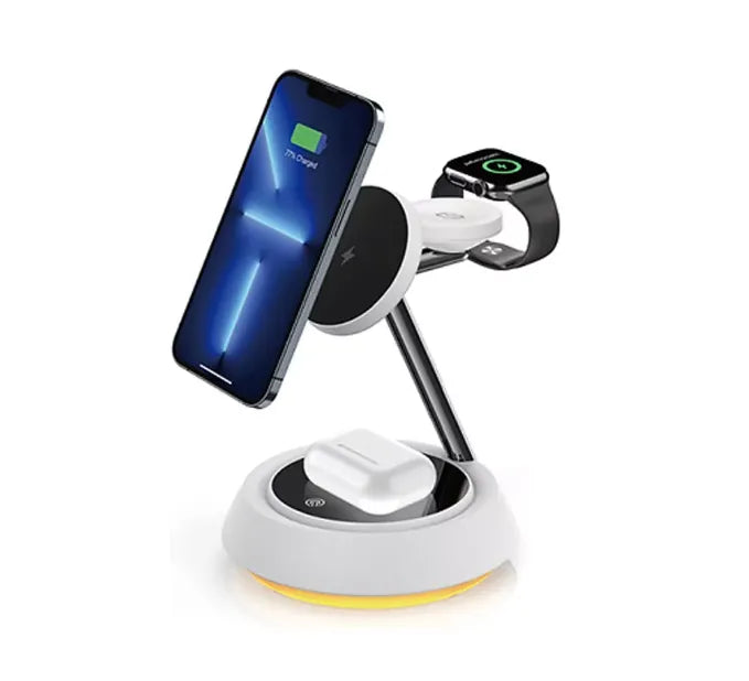 Carregador Magnético Power Air Led 3 EM 1 15W l WiWu