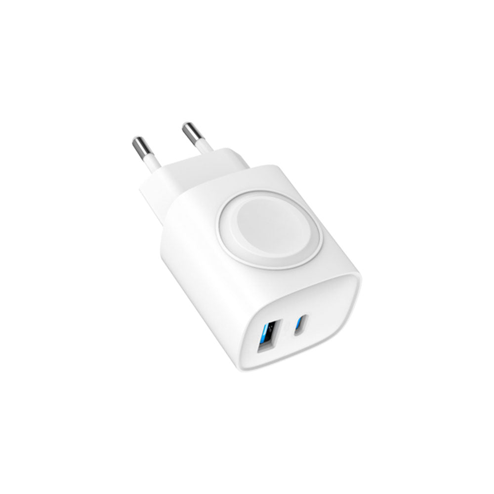 Carregador Turbo 2 em 1 Survivor Wireless para Apple Watch