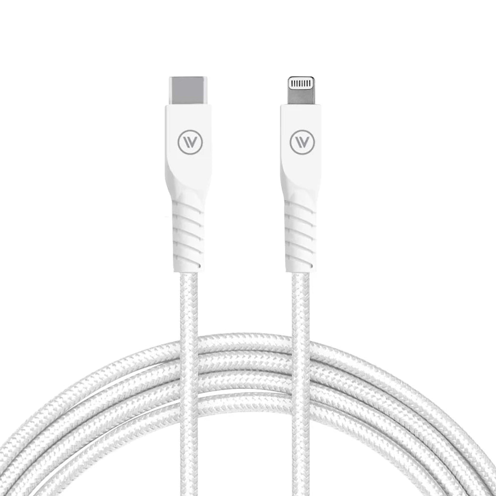 Cabo USB-C para MFi Lightning 1,2m Branco | Strong Cable iWill